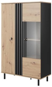 Vetrina BADIA rovere/antracite