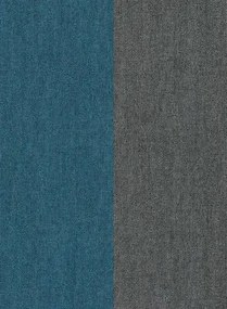 Flamant Carta da parati Grande Stripe - Eléphant et Midnight Blue