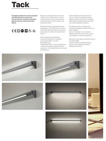 Redo 90242 - Lampada da esterno LED TACK IP65 LED/15W/230V 3000K IP65 antracite