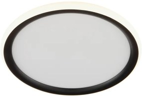 Brilliant - Plafoniera LED dimmerabile CARLOZ, 16 W, 230 V, Ø 30 cm, nero