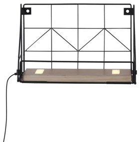 Leuchten Direkt 15276-18 - Mensola con illuminazione a LED BOARD 2xLED/1,75W/230V 30 cm
