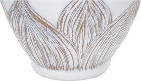 Lampada da tavolo bianca/beige con paralume in tessuto (altezza totale 67 cm) Atene – Mauro Ferretti