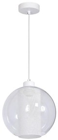 Lampadario FUNA 1xE27/60W/230V bianco