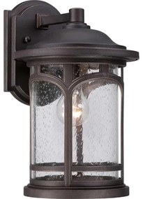 Applique classico chic da esterno QZ-MARBLEHEAD2-M bronzo IP44 1X E27 ELSTEAD