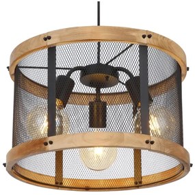 Globo 15661H1 - Lampadario a sospensione con filo JEANIE 3xE27/40W/230V diametro 40 cm