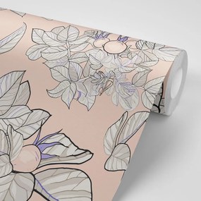 Carta da parati – Giardino con tocco autunnale