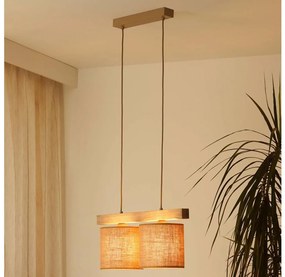 Brilagi - Lampadario a sospensione con filo FOREST 2xE27/15W/230V pino/marrone