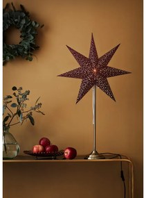 Decorazione luminosa bordeaux con motivo natalizio ø 45 cm Baroque - Markslöjd