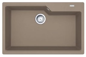 Lavello integrato 1 vasca FRANKE Urban fragranite L 50 x L 78 cm marrone
