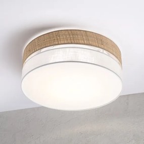 Plafoniera LED SIRJA BOHO LED/36W/230V Ø 45 cm beige/bianco