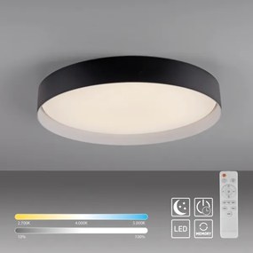Schöner Wohnen 14595-18 - Plafoniera LED dimmerabile TAVOLI LED/34W/230V, nero + telecomando