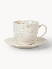 Tazza con piattino fatti a mano Nordic Vanilla