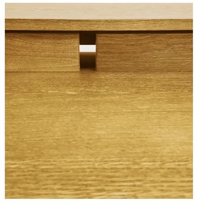 Scrivania in stile segreteria con effetto rovere 44x115 cm Carteret – Woodman