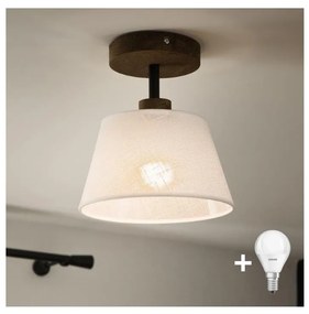 Brilagi - Lampada LED ANTHONY 1xE14/60W/230V rovere/noce/bianco