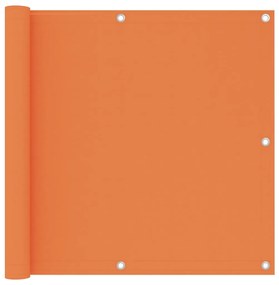 Paravento Da Balcone Arancione 90x500 Cm İn Tessuto Oxford /