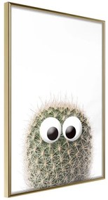 Poster  Funny Cactus II  Cornice Quadri Cornice d'oro, Larghezza x Altezza Home decor 20x30