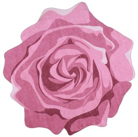 Tappeto Rose Duro, ⌀ 80 cm Pembe - Vitaus