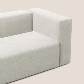 Nettuno modulo angolo/laterale maxi in morbido tessuto bouclè T07 bianco