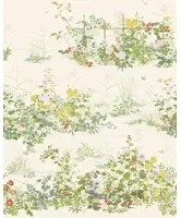Cole & Son Carta da parati Scenic Flora - Natural/ White
