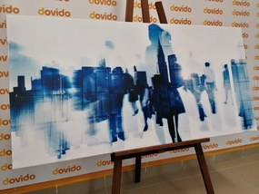 Stampa su tela – Silhouette di uomini d'affari