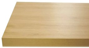 Top per lavabo Remix SENSEA L 150 x H 3.8 x P 49 cm rovere mdf, lucido