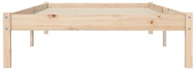 Giroletto 75x190 cm in legno massello di pino 2ft6 small single