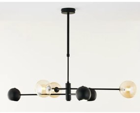 Jupiter 1993 - Lampadario a sospensione con supporto rigido MOKA 3xGU10/10W/230V + 3xG9/10W/230V nero/beige