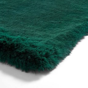 Tappeto verde smeraldo Super Teddy, 80 x 150 cm Super Teddy - Think Rugs