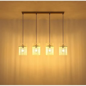 Globo 15698-4HB - Lampadario sospeso con cavo GORLEY 4xE27/60W/230V