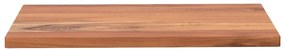 Piano per tavolo 60x60x3,8 cm quadrato legno massello di acacia