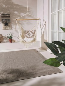 benuta Nest Tappeto per interno ed esterno Naoto Grigio chiaro 80x150 cm - Tappeto outdoor per balcone, terrazzo e giardino