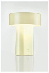 Lampada da tavolo LED verde chiaro in plastica (altezza totale 18 cm) Oblong – Zone