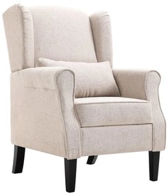Poltrona Beige İn Tessuto /