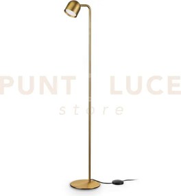 Dodo lampada da terra ottone 1 luce attacco gx53 lampadina inclusa ...