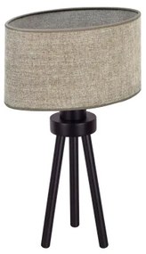 Duolla - Lampada da tavolo OVAL 1xE27/15W/230V diametro 30 cm marrone