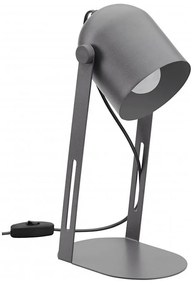 Lampada da tavolo DAVIS 1xE27/60W/230V grigia