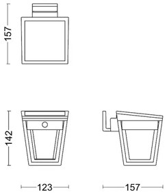 Philips-Applique a LED solare con sensore NISSA LED/1,8W/3,7V 3000K IP44