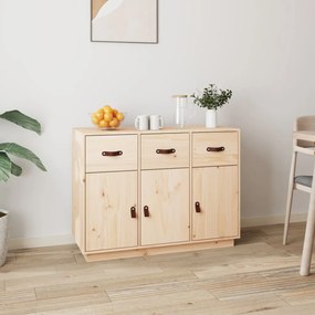 Credenza 100x40x75 Cm İn Legno Massello Di Pino /