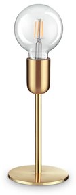 Lampada Da Scrivania Moderna Microphone Metallo Ottone 1 Luce E27 8W 3000K