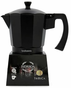 Caffettiera Italiana Bidasoa Tribeca Metallo Acciaio 9 Tazze