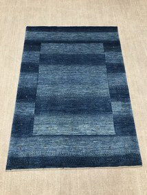 Loribaft Tappeto 120x180 Blu (Iran) Annodato A Mano