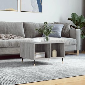 Tavolino Da Salotto Grigio Sonoma 60x50x36,5 Cm İn Multistrato /
