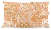 Coppia di federe paisley arancione