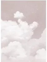 Rebel Walls Carta da parati panoramica Cuddle Clouds - Pink