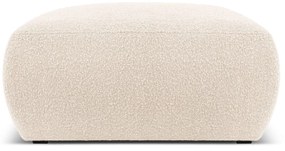 Sgabello in tessuto bouclé beige Molino - Micadoni Home