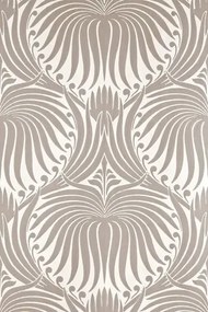 Farrow & Ball Carta da parati Lotus - Charleston Gray/ Dimity