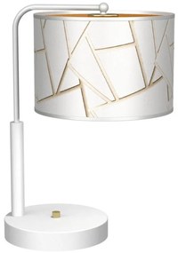 Lampada da tavolo ZIGGY 1xE27/60W/230V oro bianco