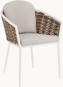 Set di 4 sedie da giardino impilabili con braccioli Maribela
