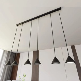 Lampadario ELIT 6 GOLD e BLACK - Attacco GX53