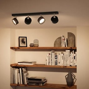 Philips - Faretto LED BRACIA 4xLED/5,5W/230V nero